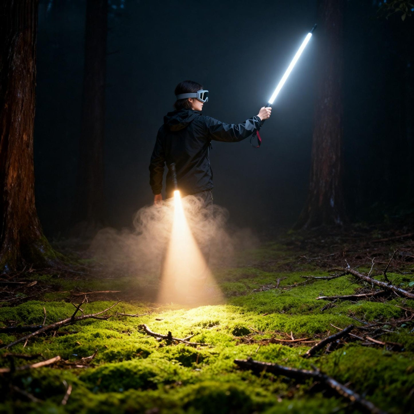 Glowing Hiking Poles with LED Light - Ultra Lightweight Walking Sticks for Night Hiking, Trekking & Outdoor Adventure | Wholesale Available