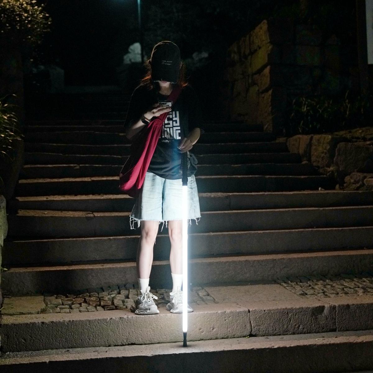 Glowing Hiking Poles with LED Light - Ultra Lightweight Walking Sticks for Night Hiking, Trekking & Outdoor Adventure | Wholesale Available
