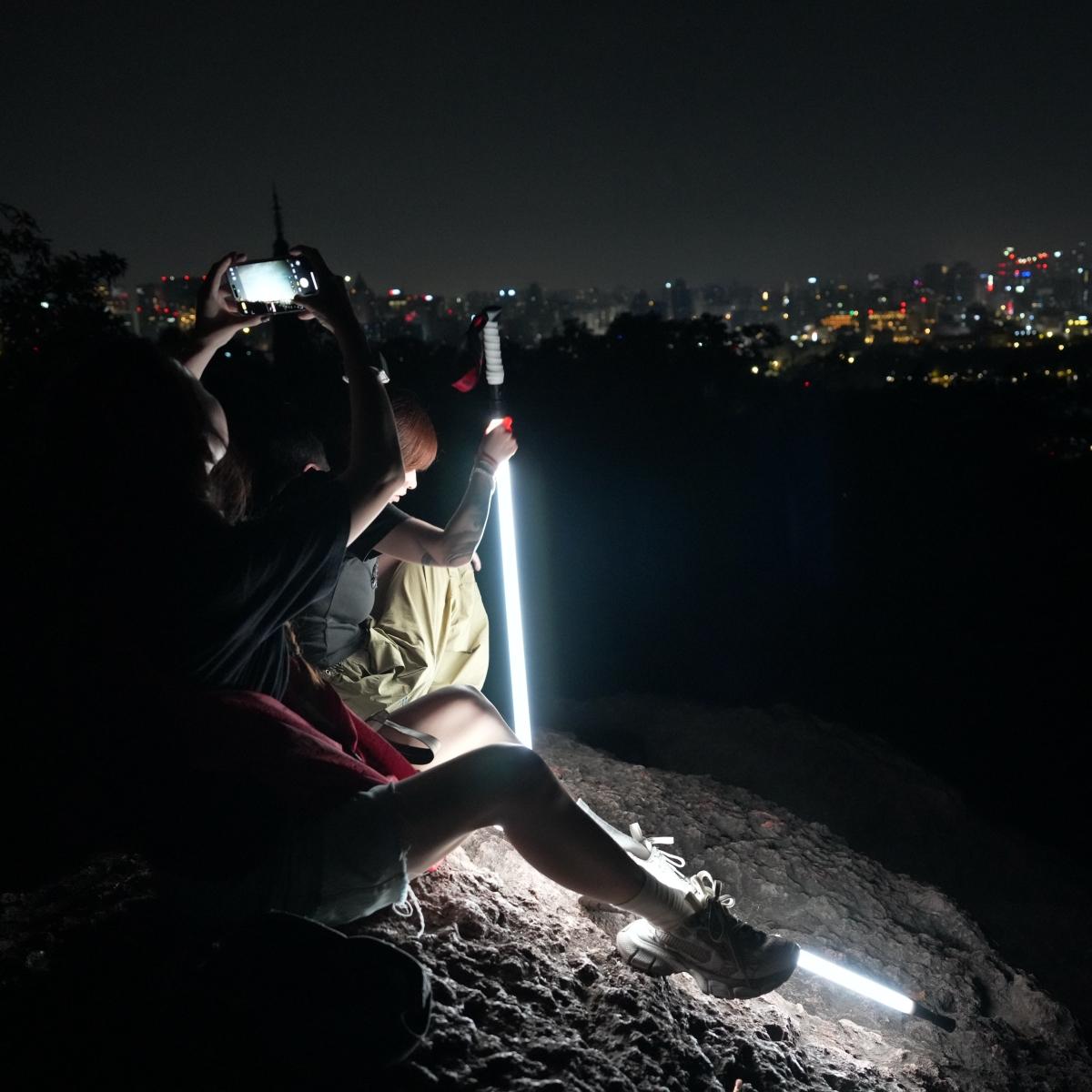 Glowing Hiking Poles with LED Light - Ultra Lightweight Walking Sticks for Night Hiking, Trekking & Outdoor Adventure | Wholesale Available